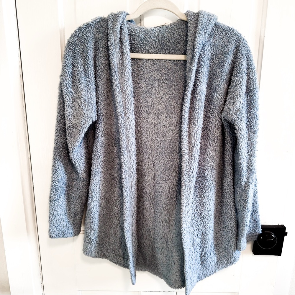 Pink Republic Blue Hooded Women's Sweater